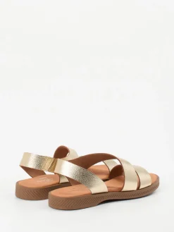 – Riemchensandale aus Metallicleder*Andrea Sabatini Outlet