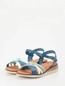 Damen Andrea Sabatini – Riemchensandale aus Glattleder color