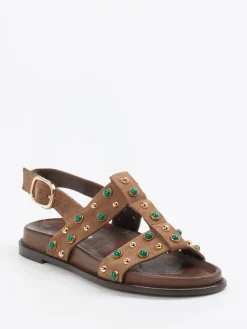 – Riemchensandale aus Veloursleder*Andrea Sabatini Clearance