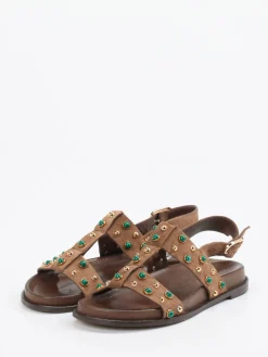 – Riemchensandale aus Veloursleder*Andrea Sabatini Clearance