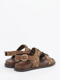 – Riemchensandale aus Veloursleder*Andrea Sabatini Clearance