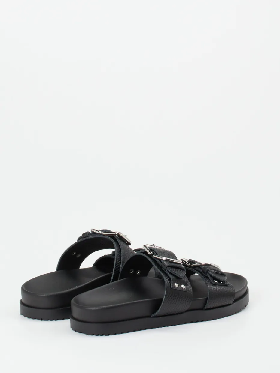 – Zweiriemer-Pantolette aus Hirschleder*Andrea Sabatini Online