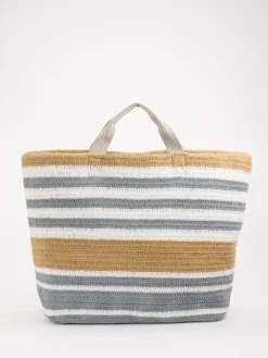 – Shopper aus Textil im Streifen-Design*ANOKHI Outlet