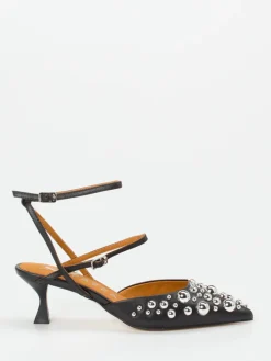 – Slingpumps aus Leder Glam-Akzent*Apepazza