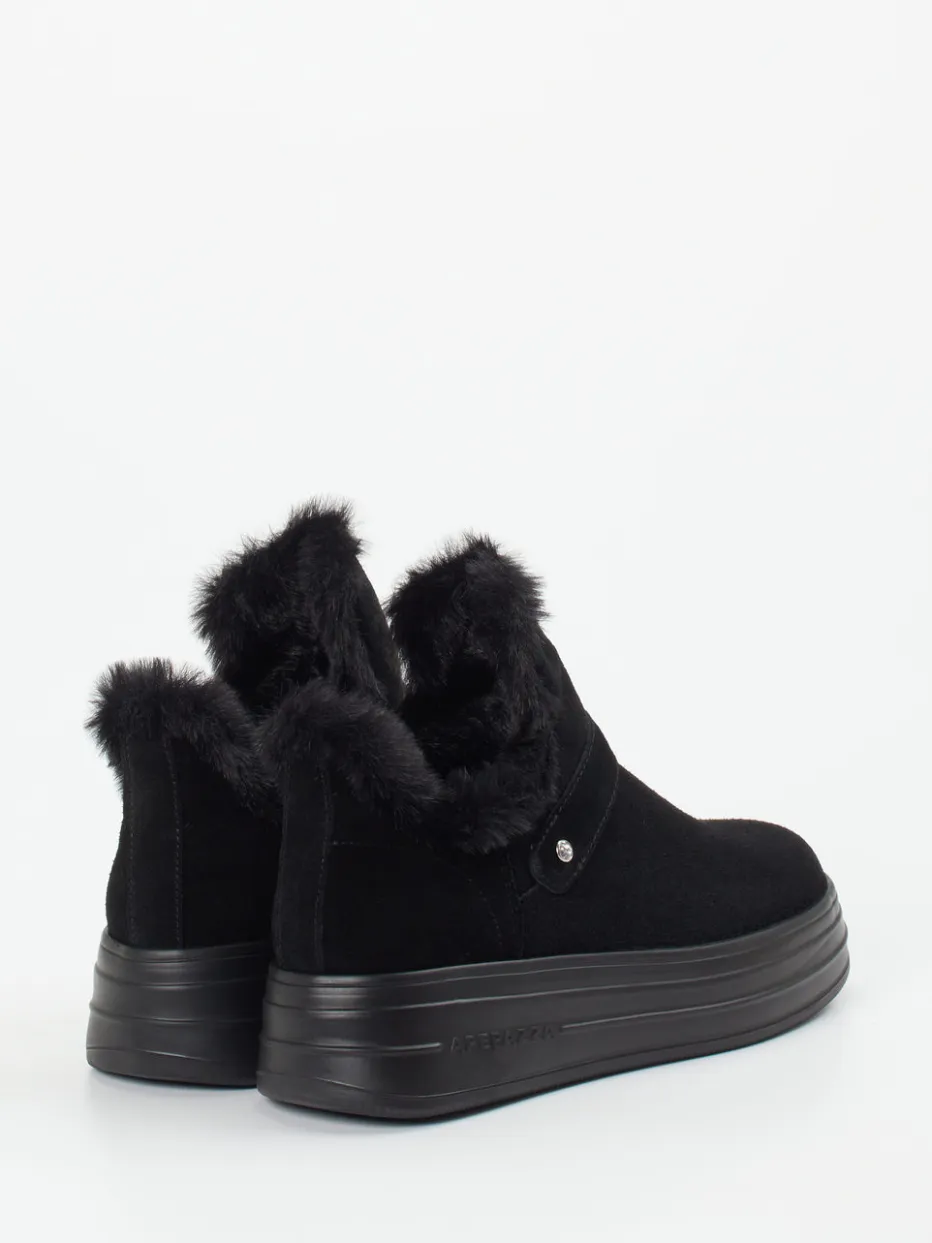 – Stiefeletten aus Veloursleder*Apepazza Outlet