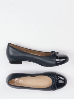 – Ballerinas aus Kalbleder in Dunkel*Ara Best