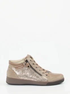 Damen Ara – High-Top Sneaker aus geprägtem Leder