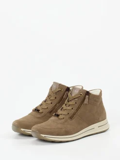 Damen Ara – High-Top Sneaker aus Veloursleder