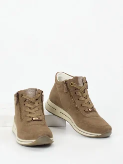 Damen Ara – High-Top Sneaker aus Veloursleder