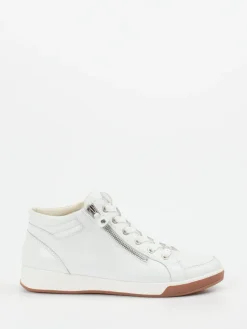 – High-Top-Sneaker aus Kalbleder Offwhite*Ara New