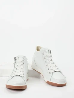 – High-Top-Sneaker aus Kalbleder Offwhite*Ara New