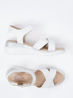 – Keilsandalette aus Kalbleder in*Ara Hot