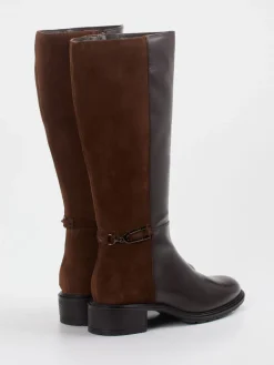 – Kniehohe Stiefel aus Kalbleder in*Ara Outlet