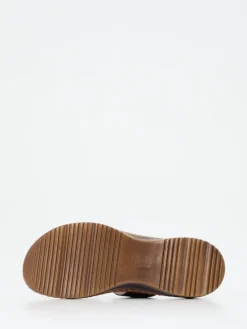 Damen Ara – Komfort-Pantolette aus Veloursleder Dunkel