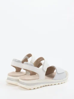 Damen Ara – Komfortsandale aus Kalbleder und Metallicleder