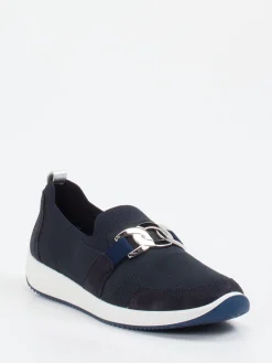 Damen Ara – Komfort-Slipper aus Stretch und Veloursleder