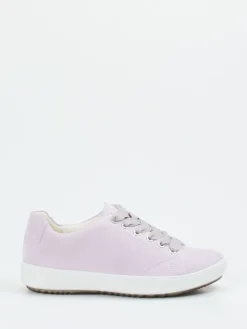 Damen Ara – Low-Top Sneaker aus Veloursleder Flieder