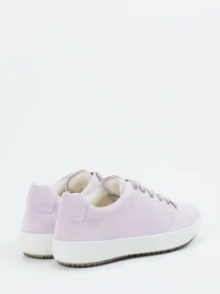 Damen Ara – Low-Top Sneaker aus Veloursleder Flieder