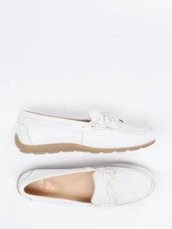 Damen Ara – Mokassin aus Hirschleder in Offwhite