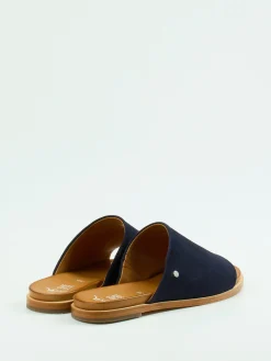 Damen Ara – Pantolette aus Veloursleder Dunkel