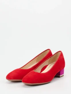 Damen Ara – Pumps aus Veloursleder in Signal