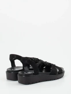 Damen Ara – Sandalette aus geprägtem Leder