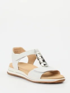 Damen Ara – Sandalette aus Kalbleder Off-White