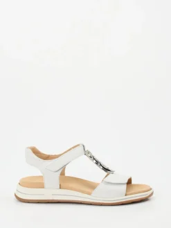 Damen Ara – Sandalette aus Kalbleder Off-White