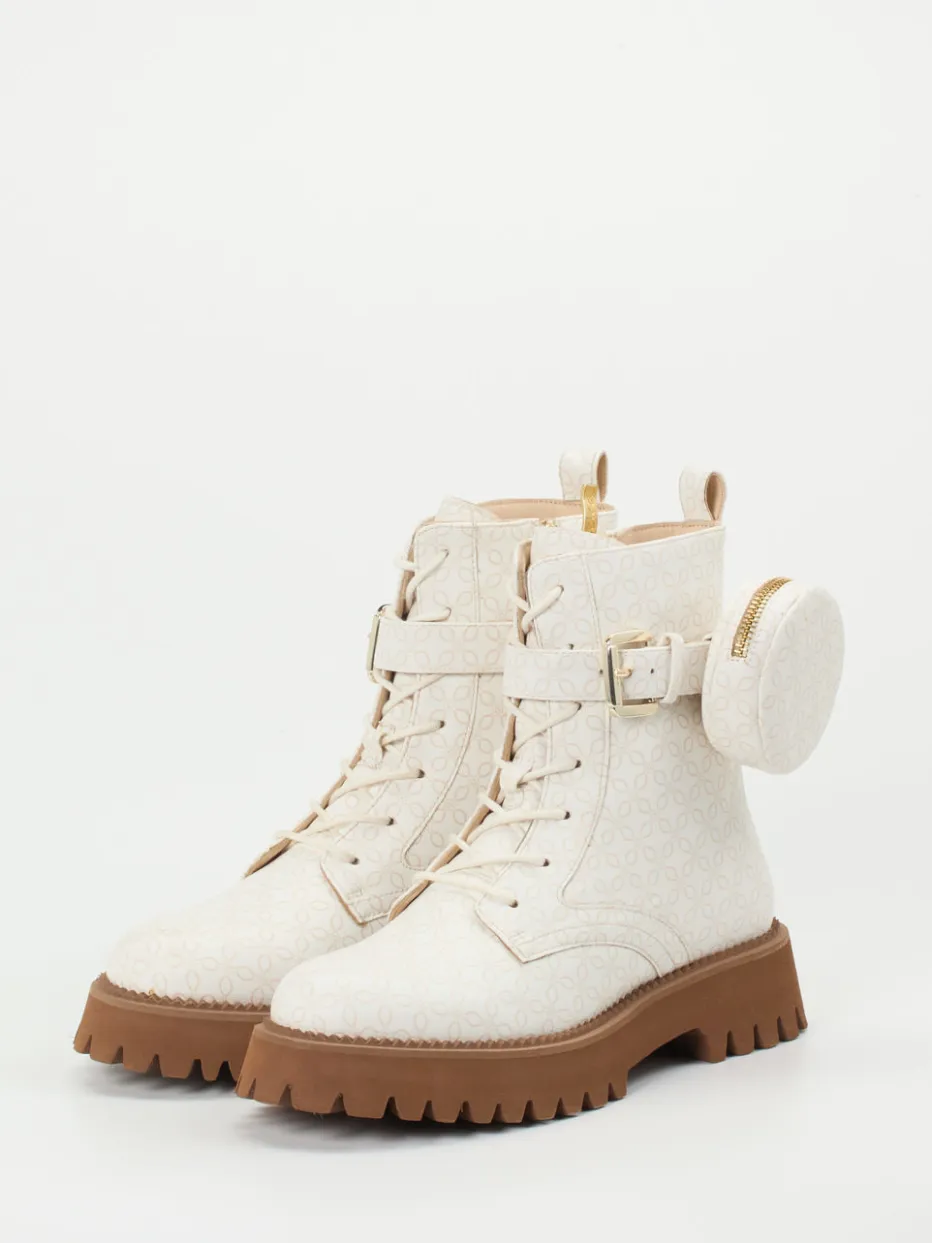 Damen Ara – Schnürboots aus geprägtem Leder in