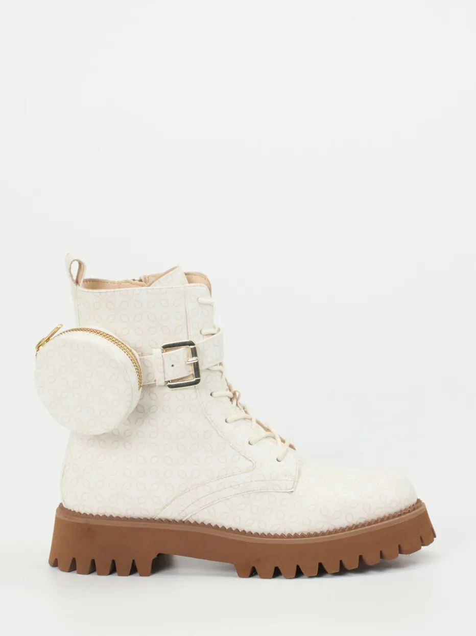 Damen Ara – Schnürboots aus geprägtem Leder in