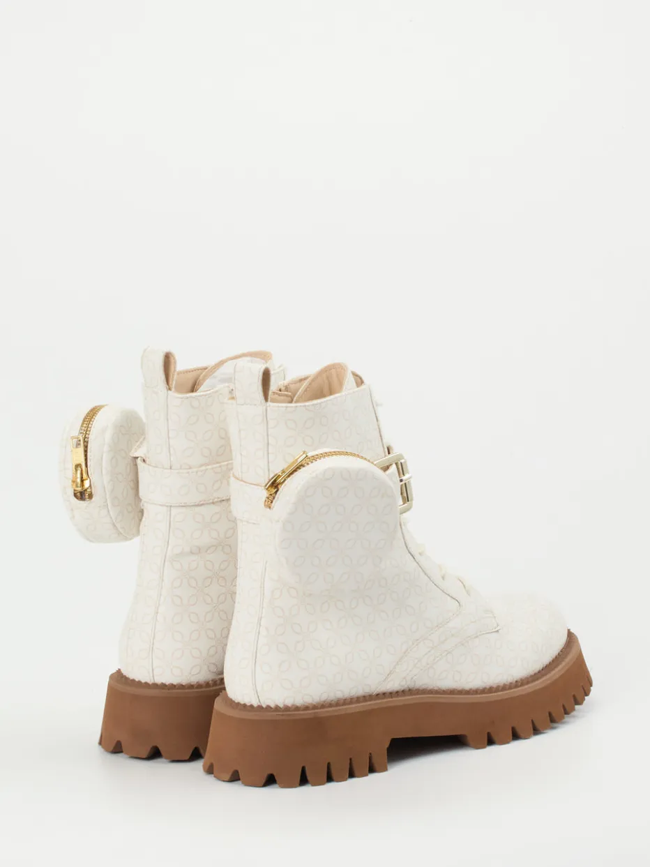 Damen Ara – Schnürboots aus geprägtem Leder in