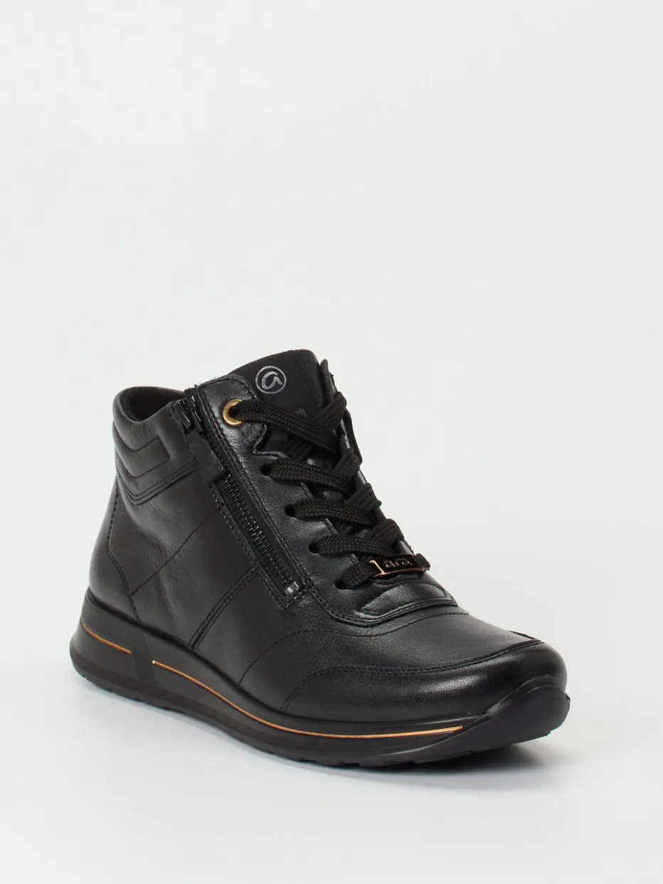 Damen Ara – Schnürstiefelette aus Kalbleder