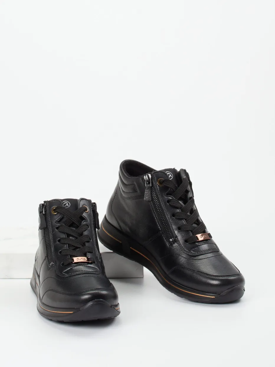 Damen Ara – Schnürstiefelette aus Kalbleder