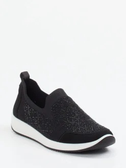– Slip-On Sneaker aus Stretch mit Glitzerdetails*Ara New