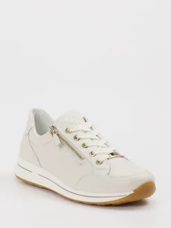 Damen Ara – Sneaker aus Kalbleder in Offwhite