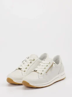 Damen Ara – Sneaker aus Kalbleder in Offwhite