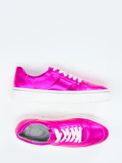 – Sneaker aus Metallicleder in*Ara Outlet