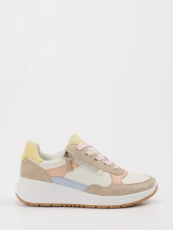 – Sneaker aus Velour/Leder in Pastelloptik*Ara