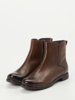 – Stiefelette aus Kalbleder dunkel*Ara