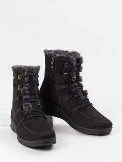 Damen Ara – Winterboots aus Veloursleder in