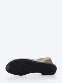 Damen Arche – Ankle Boots aus Metallicleder bronze