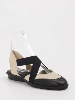 Damen Arche – Geschlossene Zehensandalen aus Leder Beige