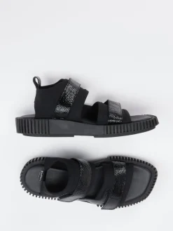 Damen Arche – Klettsandale aus Lackleder