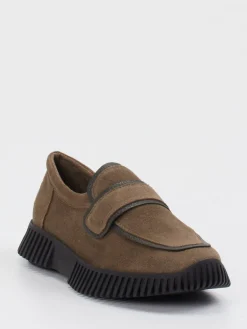 – Loafer aus Veloursleder in Schlamm*Arche Outlet