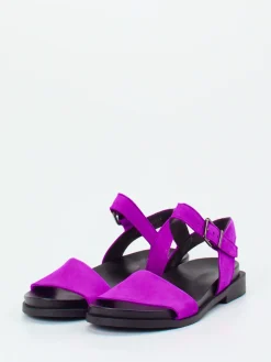 Damen Arche – Riemchensandale aus Nubukleder -Violett