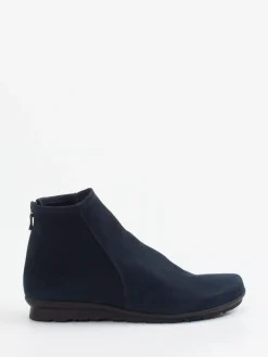 Damen Arche – Stiefeletten aus Hirschleder in Dunkel