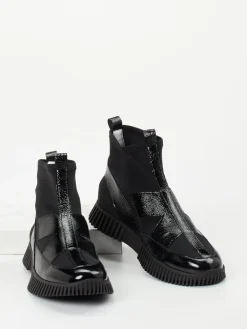 Damen Arche – Stiefeletten aus Lackleder