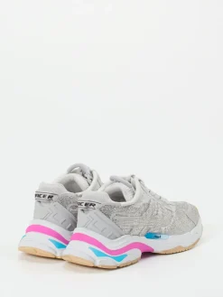 – Chunky Sneaker aus Metallicleder mit Strass*ASH Best