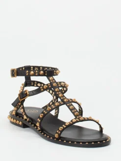 – Riemchensandale aus Kalbleder Goldnieten*ASH Sale