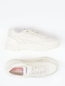 Damen Autry – Sneaker aus Kalbleder und Mesh creme